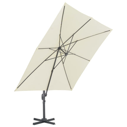 Parasol De Jardin Avec Base Portable Sable