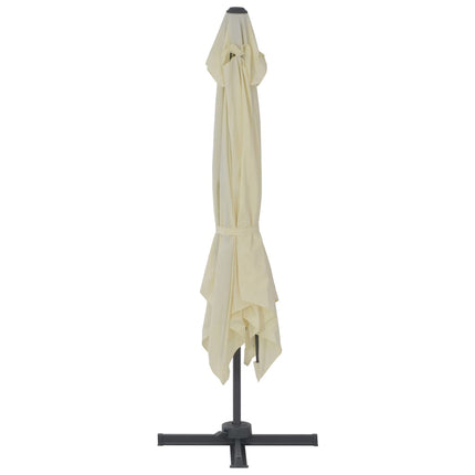 Parasol De Jardin Avec Base Portable Sable