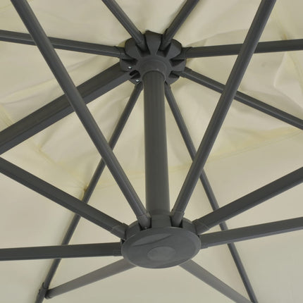 Parasol De Jardin Avec Base Portable Sable