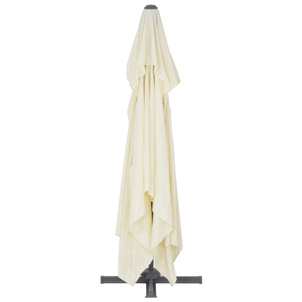 Parasol De Jardin Avec Base Portable Sable