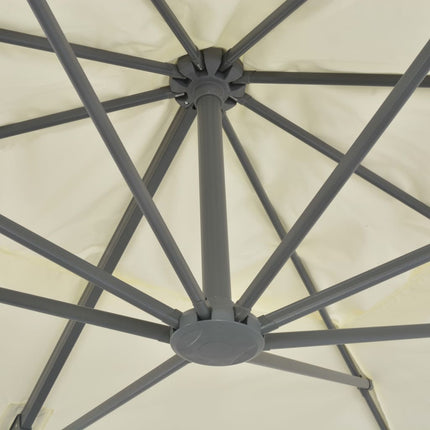 Parasol De Jardin Avec Base Portable Sable