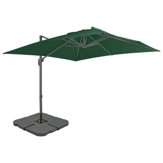 Parasol De Jardin Avec Base Portable Sable