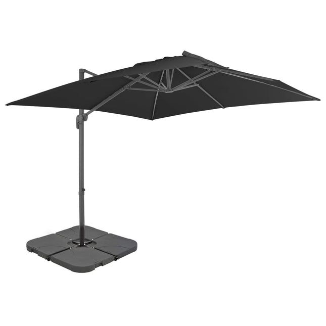 Parasol De Jardin Avec Base Portable Sable
