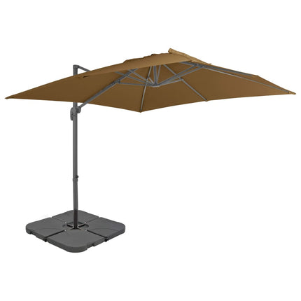 Parasol De Jardin Avec Base Portable Sable