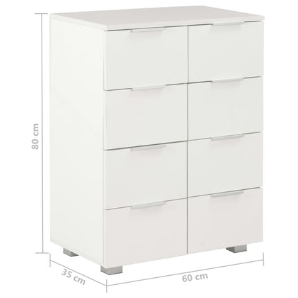 Buffet Brillant 60X35X80 Cm Bois D'ingénierie