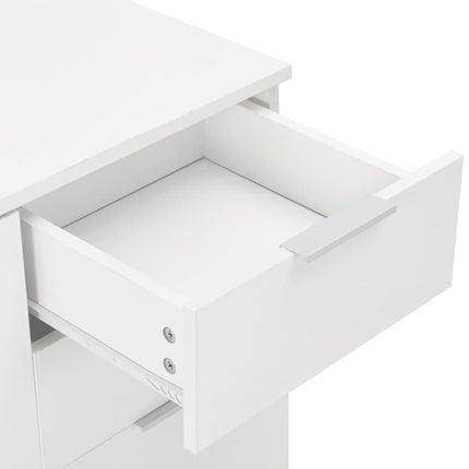 Buffet Brillant 71 X 35 X 80 Cm Bois D'ingénierie