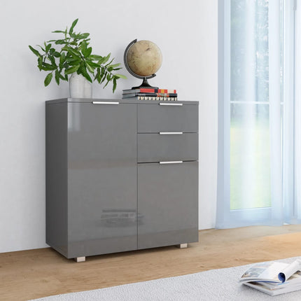 Buffet Brillant 71 X 35 X 80 Cm Bois D'ingénierie