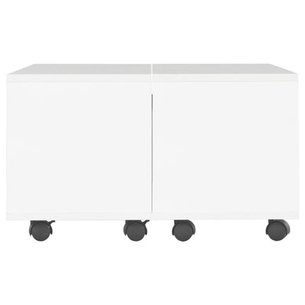 Table Basse Brillant Bois D'ingénierie
