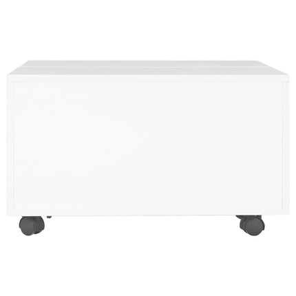 Table Basse Brillant Bois D'ingénierie