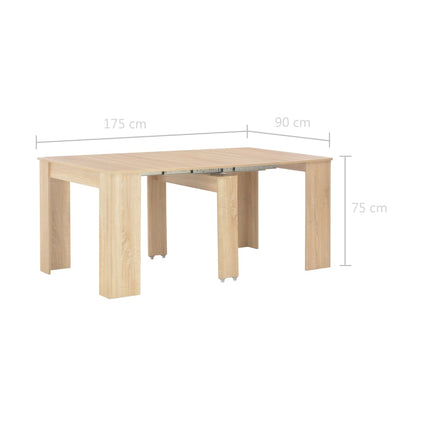 Table À Manger Extensible Sonoma 175X90X75 Cm