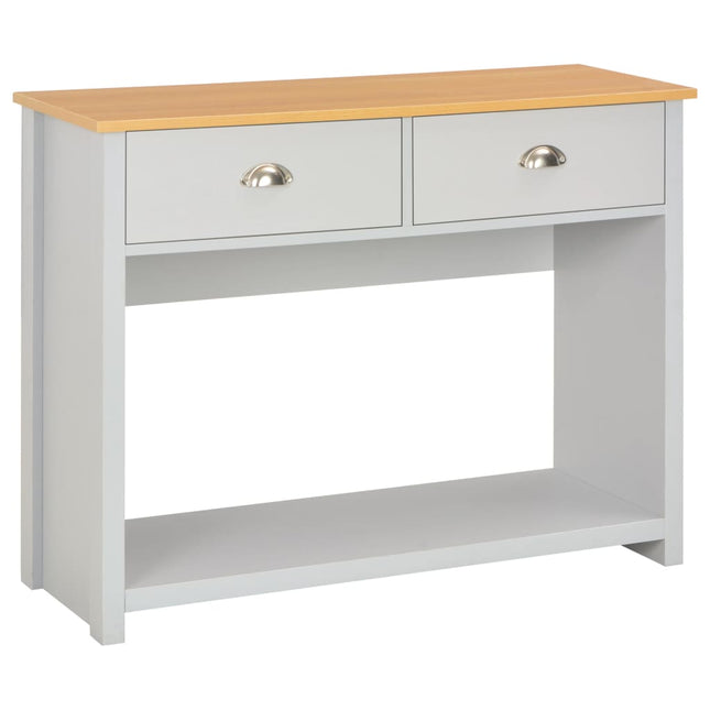 Table Console Gris 97 X 35 X 76 Cm