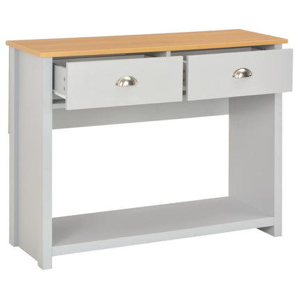 Table Console Gris 97 X 35 X 76 Cm