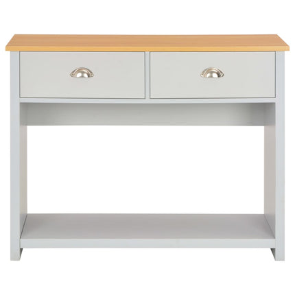 Table Console Gris 97 X 35 X 76 Cm