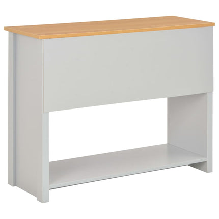 Table Console Gris 97 X 35 X 76 Cm