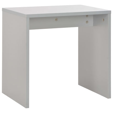Coiffeuse Avec Miroir Et Tabouret Gris 104X45X131 Cm