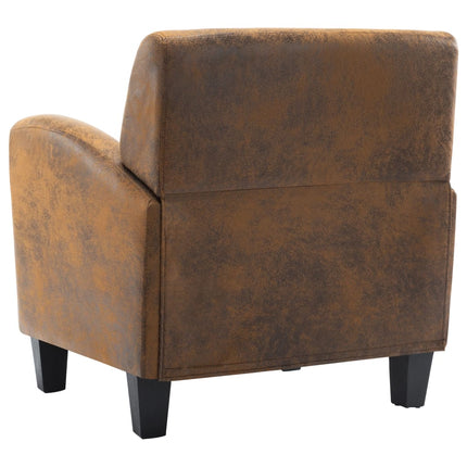 Canapé-Chaise Marron 70X69X72 Cm Similicuir