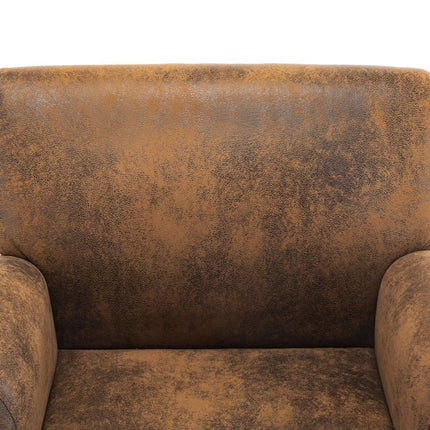 Canapé-Chaise Marron 70X69X72 Cm Similicuir