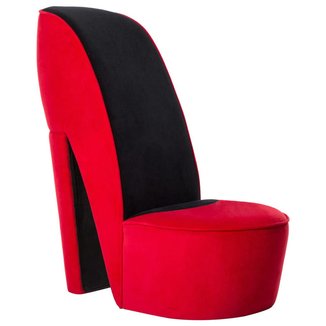 Chaise En Forme De Talon Haut Velours