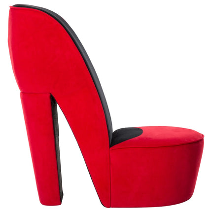 Chaise En Forme De Talon Haut Velours