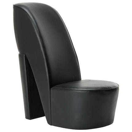 Chaise En Forme De Chaussure À Talon Haut Similicuir