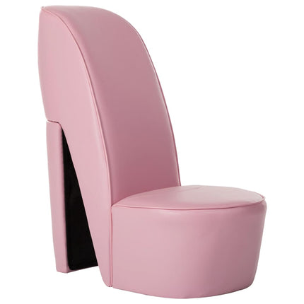 Chaise En Forme De Chaussure À Talon Haut Similicuir