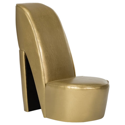 Chaise En Forme De Chaussure À Talon Haut Similicuir