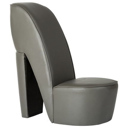 Chaise En Forme De Chaussure À Talon Haut Similicuir
