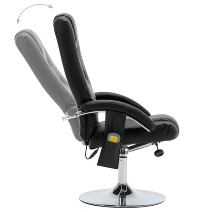 Fauteuil De Massage Avec Repose-Pied Similicuir