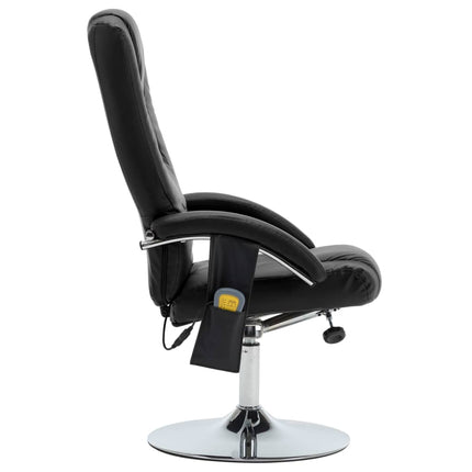 Fauteuil De Massage Avec Repose-Pied Similicuir