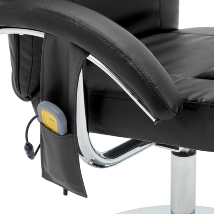 Fauteuil De Massage Avec Repose-Pied Similicuir