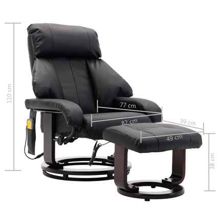 Fauteuil De Massage Tv Inclinable Similicuir