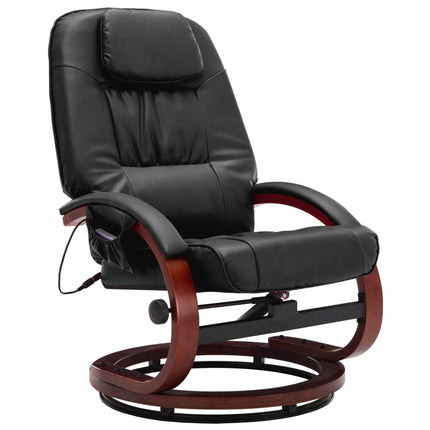 Fauteuil De Massage Avec Repose-Pied Similicuir