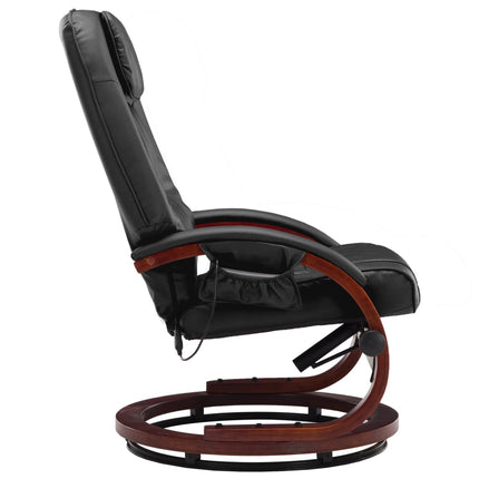 Fauteuil De Massage Avec Repose-Pied Similicuir