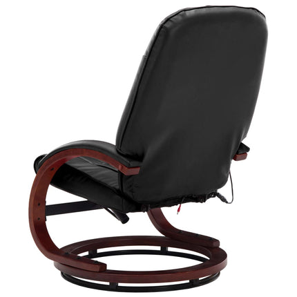 Fauteuil De Massage Avec Repose-Pied Similicuir