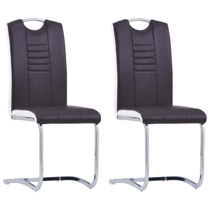 Chaises À Manger Cantilever Lot De 6 Similicuir