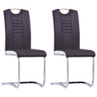 Chaises À Manger Cantilever Lot De 6 Similicuir