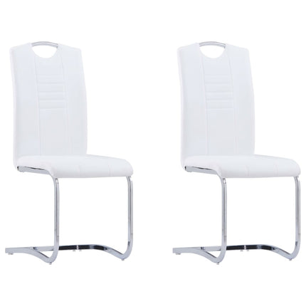 Chaises À Manger Cantilever Lot De 6 Similicuir