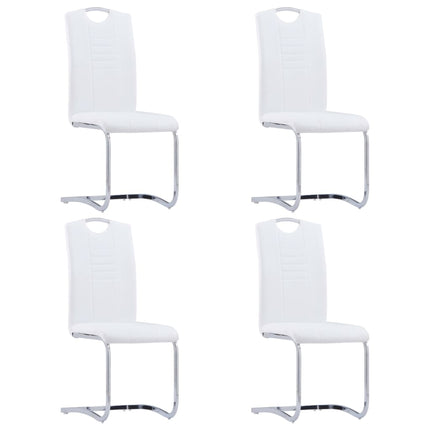 Chaises À Manger Cantilever Lot De 6 Similicuir