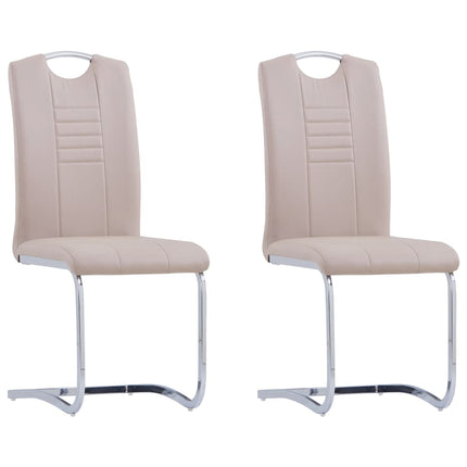 Chaises À Manger Cantilever Lot De 6 Similicuir