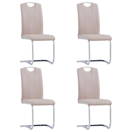 Chaises À Manger Cantilever Lot De 6 Similicuir