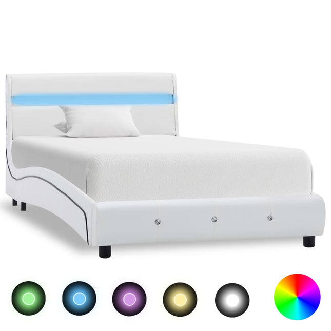 Cadre De Lit Avec Led Sans Matelas Similicuir
