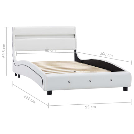 Cadre De Lit Avec Led Sans Matelas Similicuir