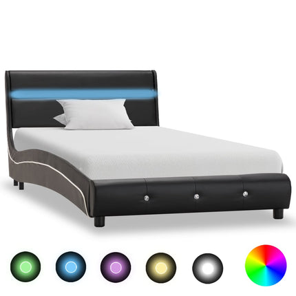 Cadre De Lit Avec Led Sans Matelas Similicuir