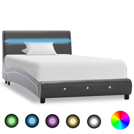 Cadre De Lit Avec Led Sans Matelas Similicuir