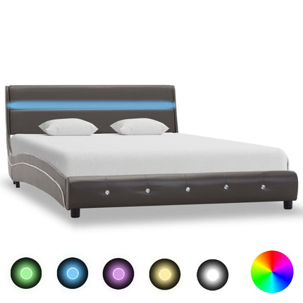 Cadre De Lit Avec Led Sans Matelas Similicuir