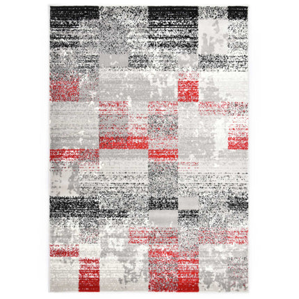 Tapis Gris Et Rouge Pp