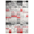 Tapis Gris Et Rouge Pp