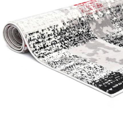 Tapis Gris Et Rouge Pp