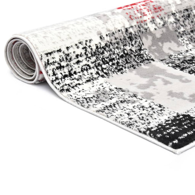 Tapis Gris Et Rouge Pp