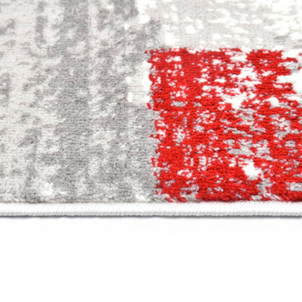 Tapis Gris Et Rouge Pp